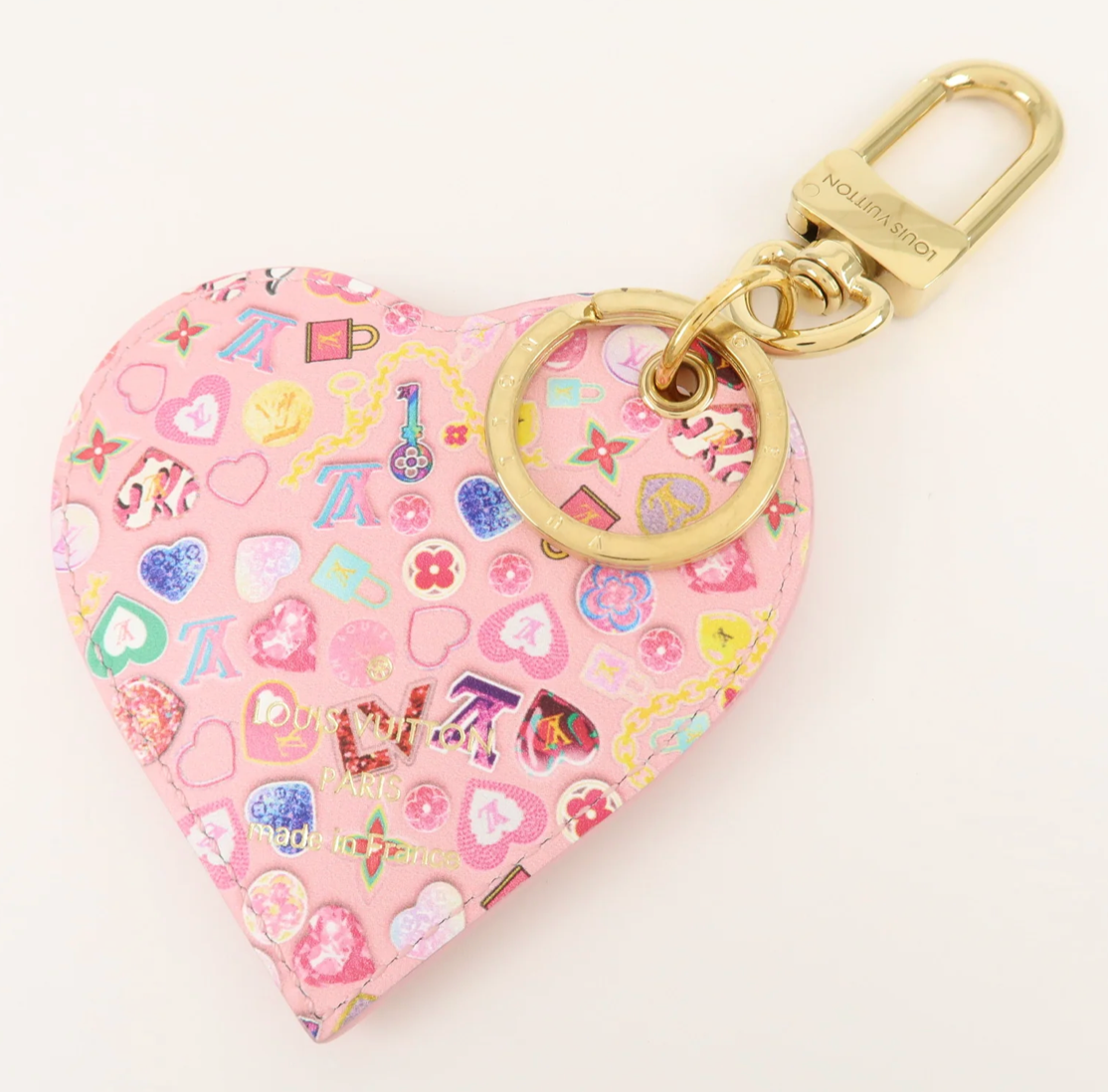 Louis Vuitton Vernis Love Lock Heart Charm M01164