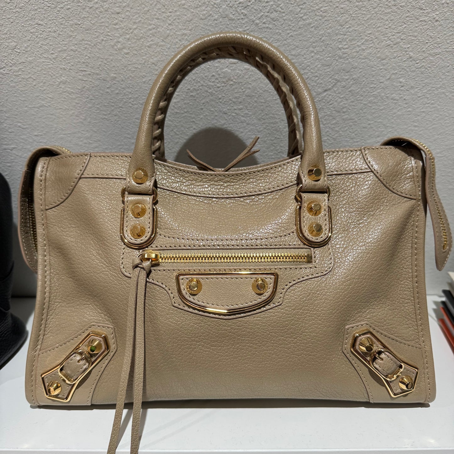 Balenciaga City Small Beige